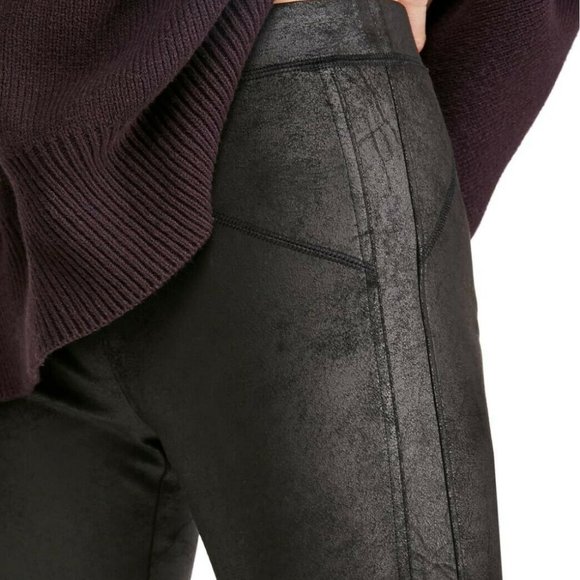 Free People Midnight Vegan Suede Skinny Pants - Picture 6 of 11